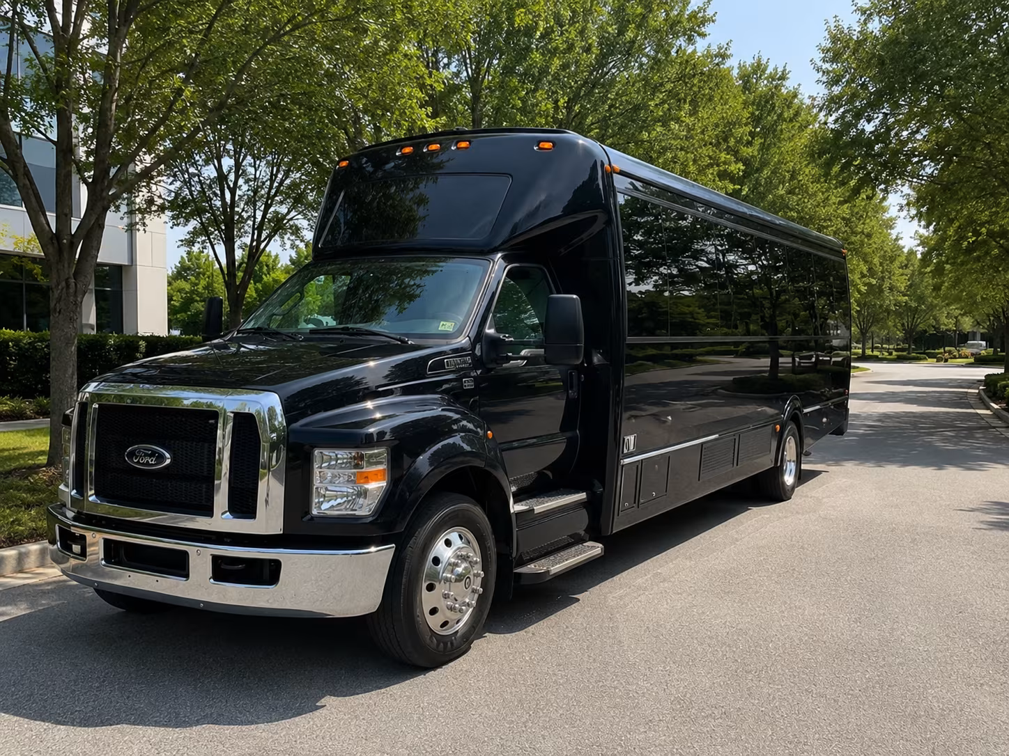 30 Passenger Party Bus Exterior