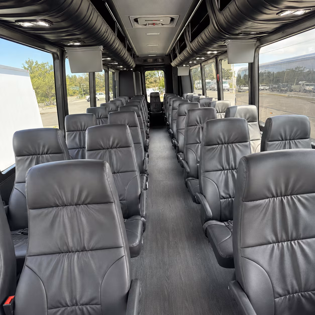 Orlando Airport Shuttle & Transportation party bus interior