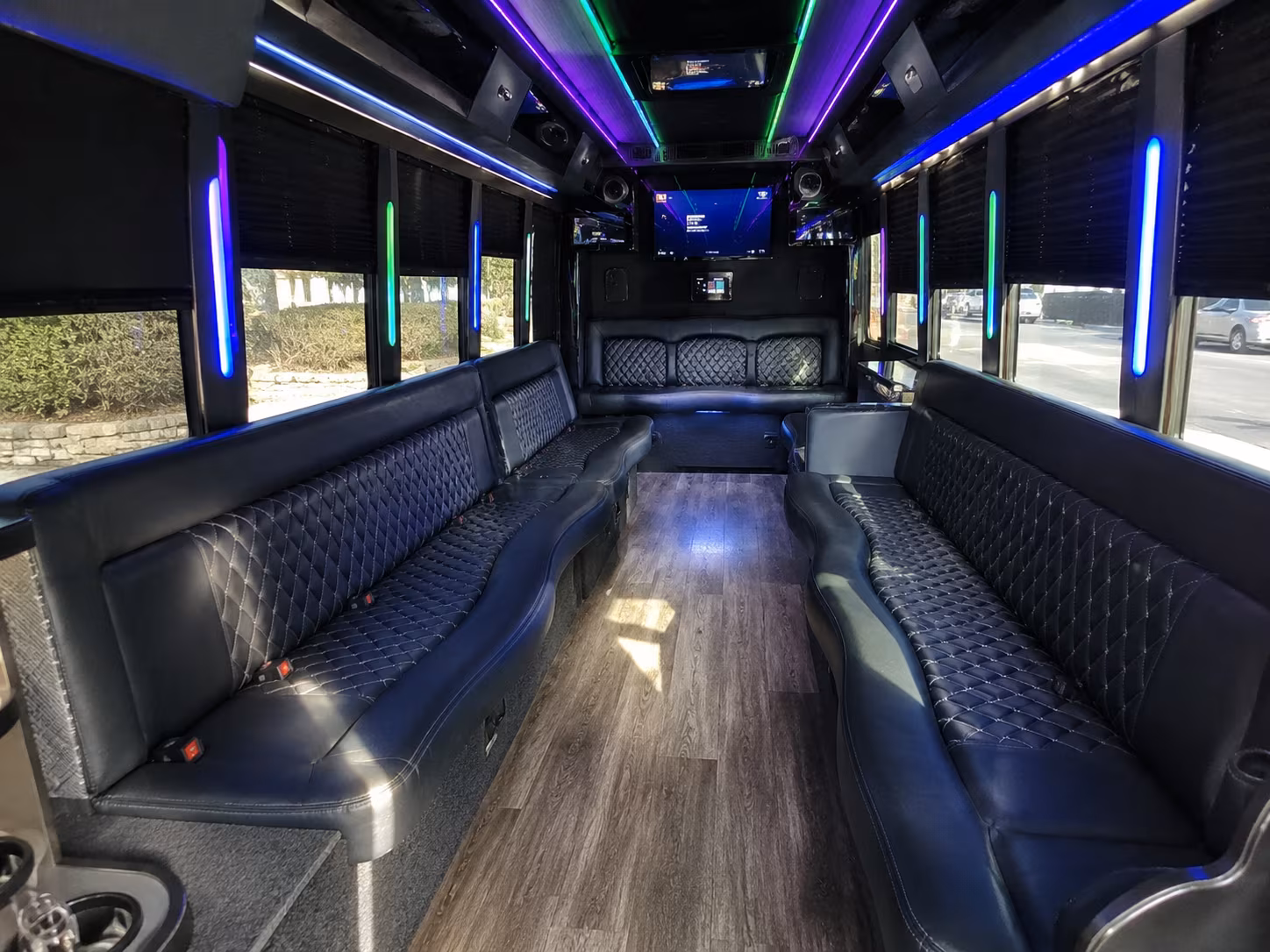 Orlando Concert & Music Festival Transportation party bus interior