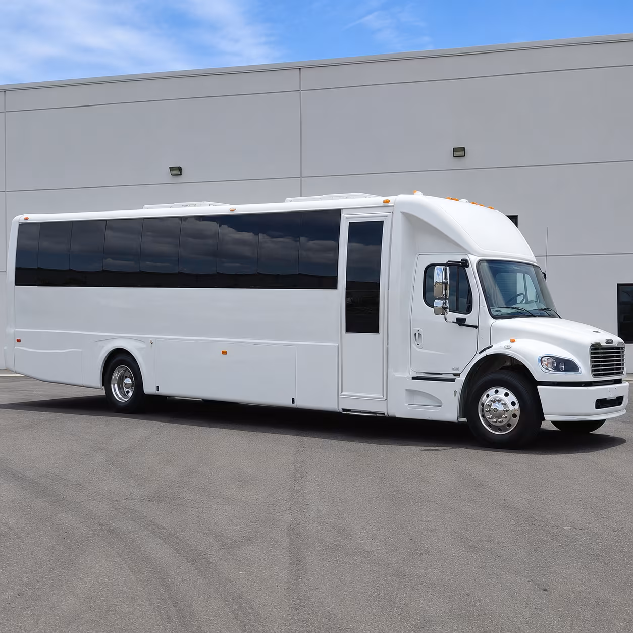 Orlando Private Event Transportation party bus exterior