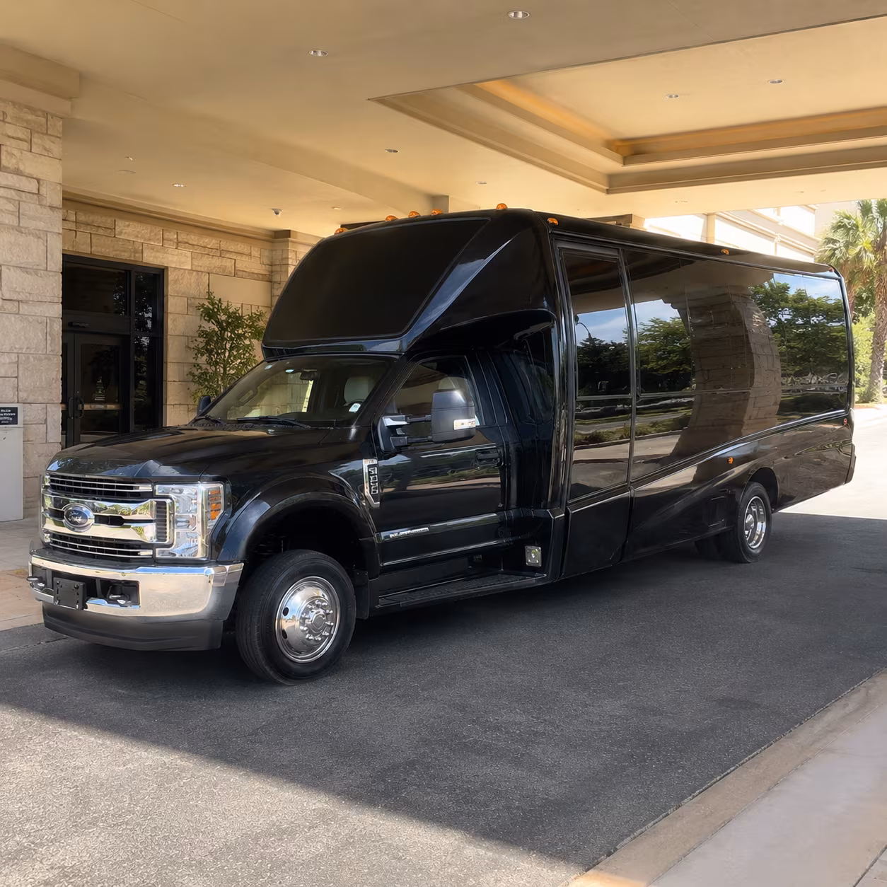 Orlando Private Event Transportation party bus exterior