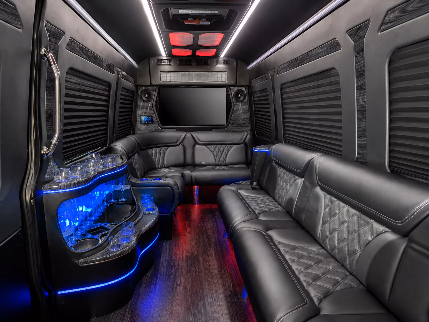 Orlando School Event Transportation onboard seating