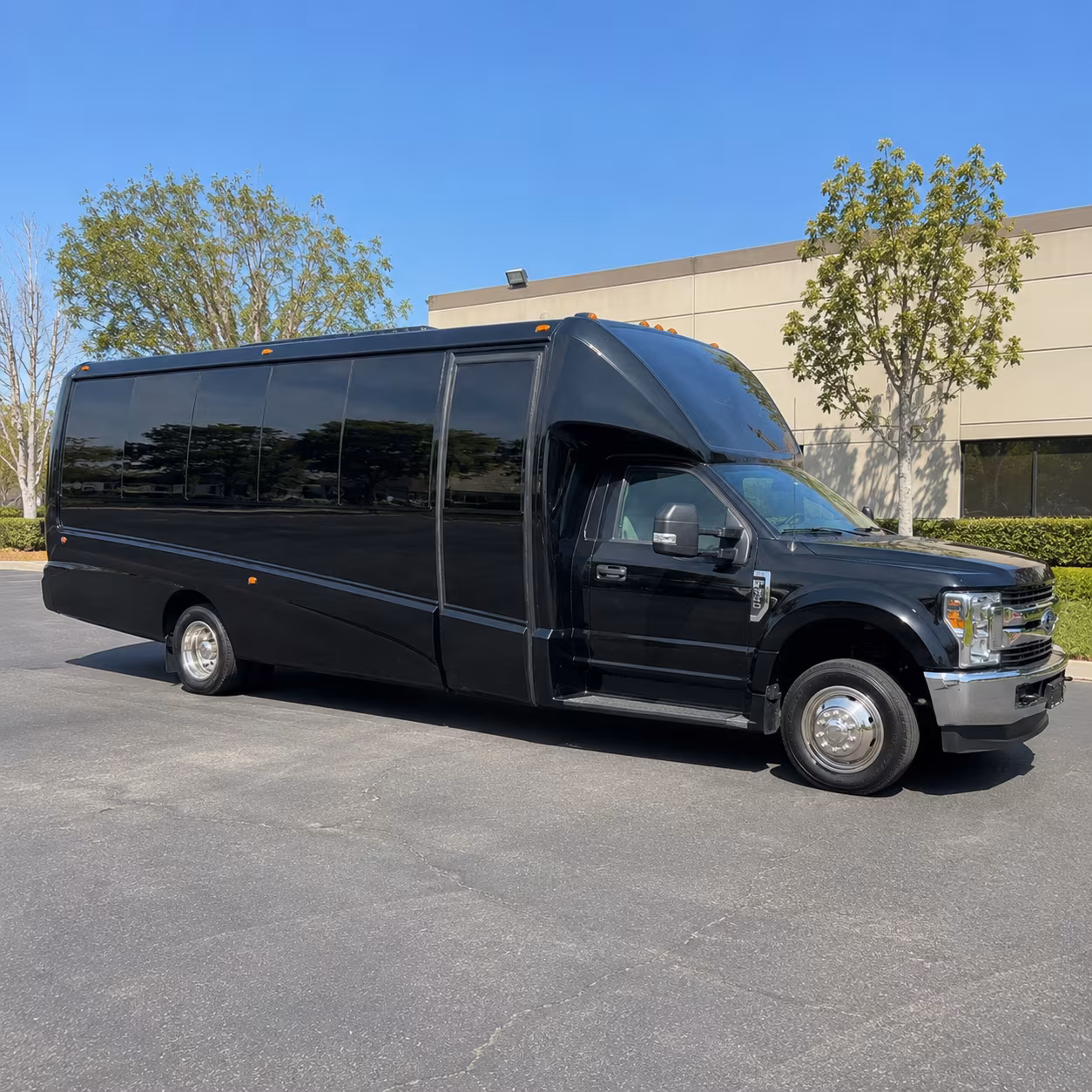 Orlando Sporting Event Transportation party bus exterior