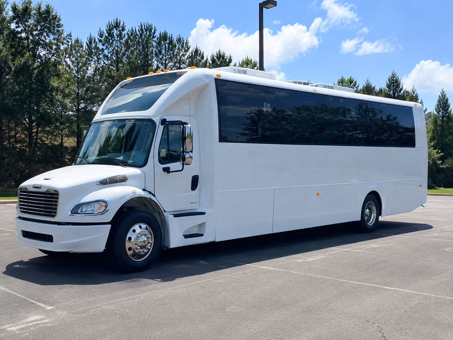 Orlando Wedding Transportation party bus interior